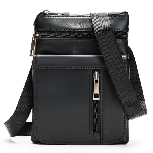 Bolsa Bandolera de Cuero Genuino para Hombre - Estilo Casual - Image 7