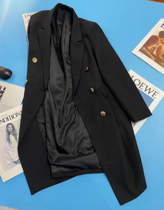 Abrigo Holgado Estilo Coreano Casual Universitario - Image 10