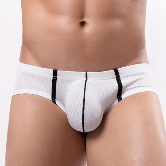 Bóxer Masculino Transpirable de Seda de Hielo con Malla Sensual - Image 16