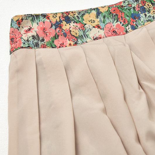 Falda Floral Francesa de Cintura Alta con Abertura Lateral para Mujer - Image 17