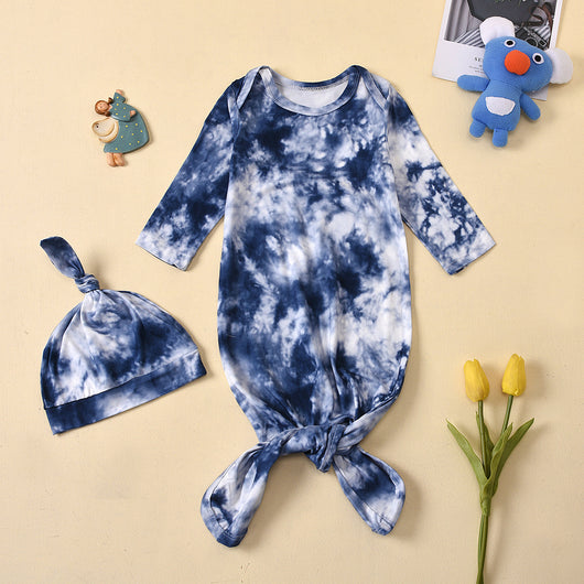 Saco de Dormir Tie-Dye de Algodón para Bebés Niños y Niñas