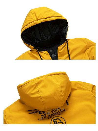 Chaqueta Casual Reversible para Hombre - Estilo Coreano de Algodón - Image 17