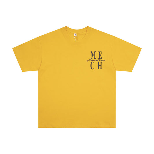Camiseta de Algodón con Estampado de Letras para Hombre