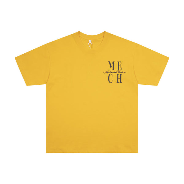 Camiseta de Algodón con Estampado de Letras para Hombre