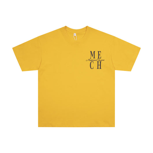 Camiseta de Algodón con Estampado de Letras para Hombre