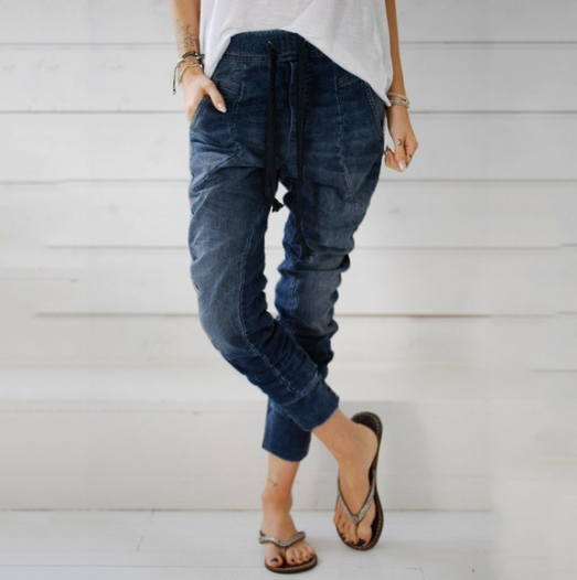 Pantalones Vaqueros para Mujer con Cintura Elástica - Image 6