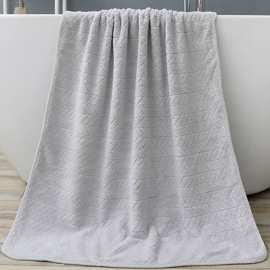 Toalla de Baño Coral Fleece Gruesa y Súper Absorbente - Image 9