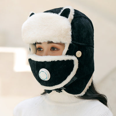 Gorro Bomber Anti-empañamiento para Mujer Estilo Ruso con Orejeras - Image 3