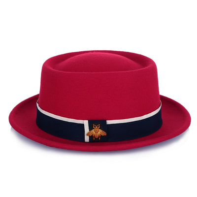Sombrero de Lana Pura para Mujer con Detalle de Abejita - Accesorio de Moda - Image 3