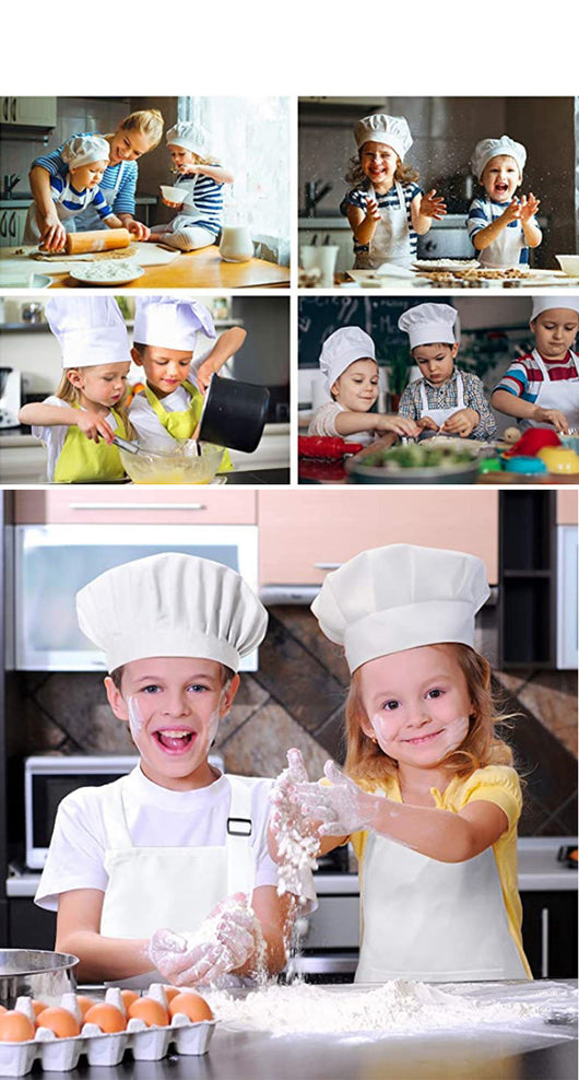 Traje de Cocinero para Bebé con Gorro y Babero Negro - Image 6