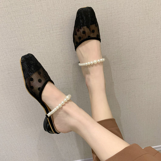 Pantuflas Baotou Abiertas para Mujer - Comodidad de Verano - Image 5