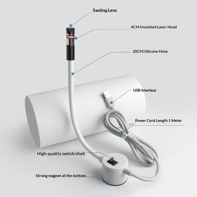 Puntero Láser Dual con Cama de Corte USB e Infrarrojo - Image 16