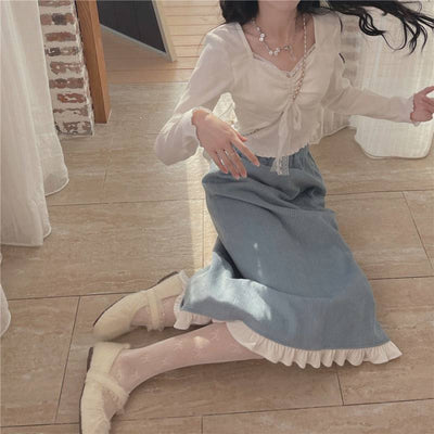 Suéter Elegante con Top Base Integrado para Mujer - Image 8