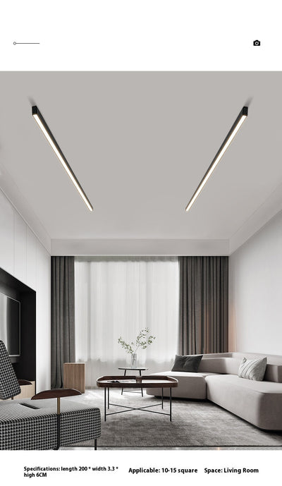 Lámpara de Techo Lineal Minimalista para Sala de Estar - Image 24