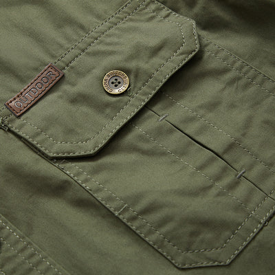 Camisa de Trabajo Otoñal para Hombre Talla Grande - Image 4