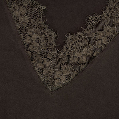 Blusa Elegante de Encaje con Escote en V y Mangas Largas para Otoño e Invierno - Image 14