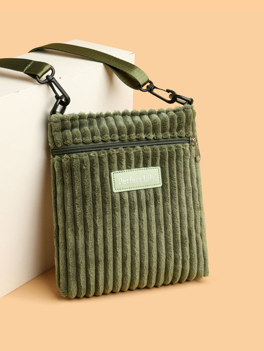 Bolsa Mensajero de Pana para Mujer - Estilo Casual y Funcional - Image 38