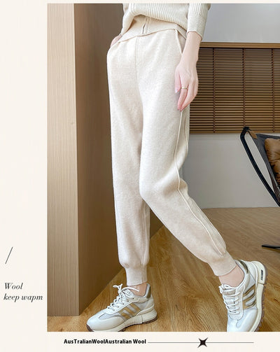 Pantalón de Punto Abrigado Ajustado Otoño-Invierno - Image 16