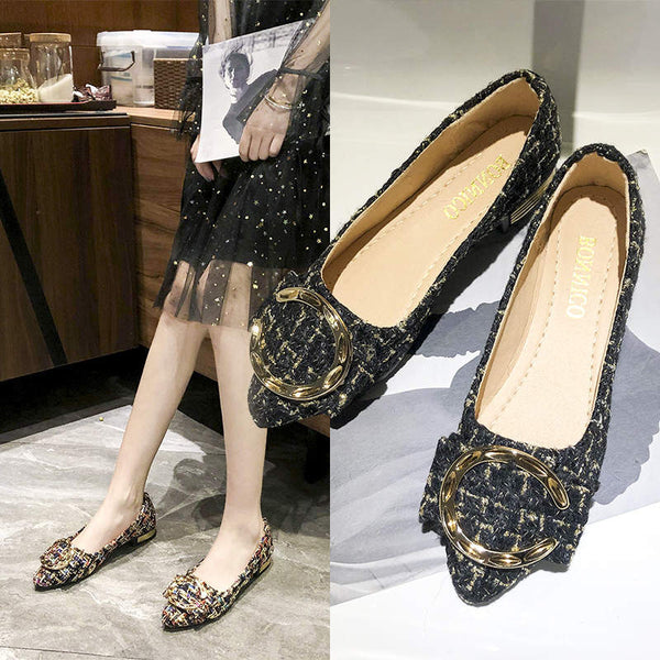 Zapatos Slip-on Punta Fina Cómodos