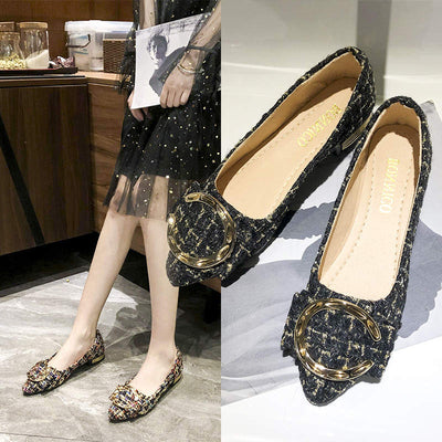 Zapatos Slip-on Punta Fina Cómodos