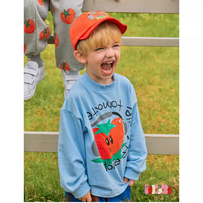 Camiseta Infantil Suelta con Dibujos Animados en Inglés - Image 2