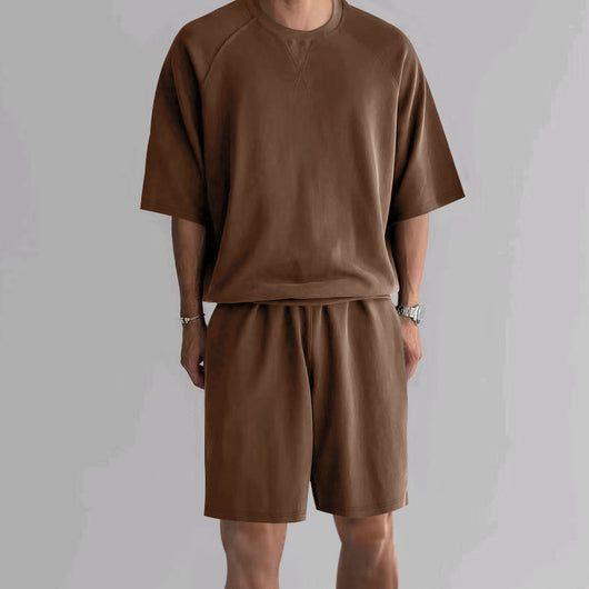 Conjunto Deportivo Hombre Shorts y Playera Terry Cuello Redondo - Image 19