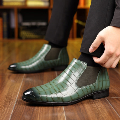 Botas Martin Punta Aguda Estilo Británico Talla Grande para Hombre - Image 13
