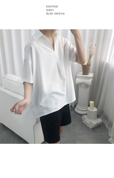 Camiseta Holgada para Hombre Estilo Casual Lazy Wind - Image 10