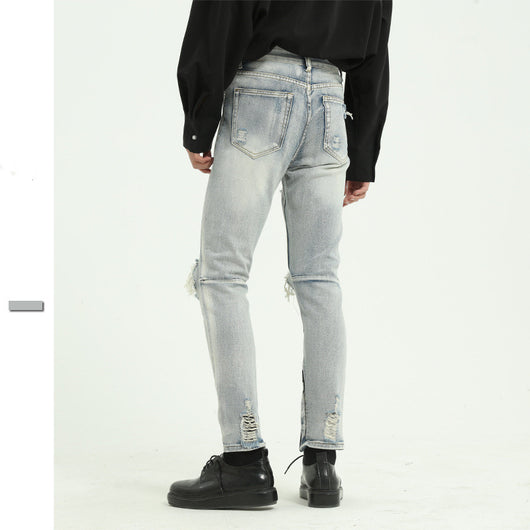 Jeans Azul Cielo Rotos de Moda Urbana - Image 9