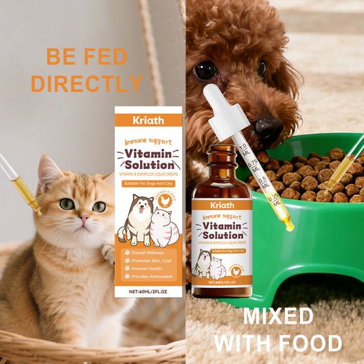 Gotas de Complejo Vitamínico B para Mascotas
