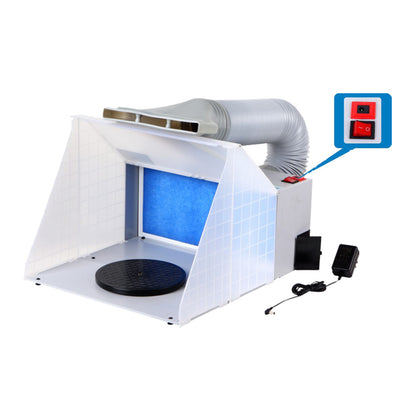 Cabina de Absorción de Niebla para Pintura con Sellador y Extractor - Image 10