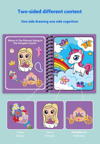 Libro Mágico de Pintura con Agua para Niños - Álbum de Colorear Reutilizable - Image 22