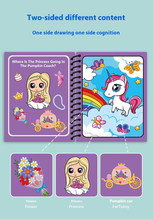 Libro Mágico de Pintura con Agua para Niños - Álbum de Colorear Reutilizable - Image 22