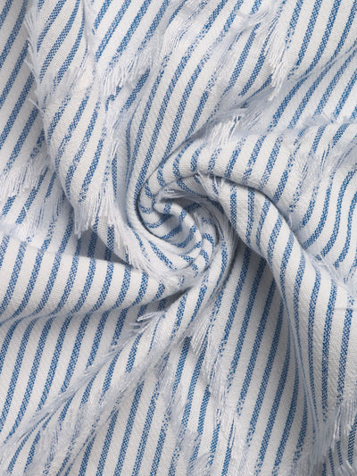 Cardigan a Rayas Azul y Blanco para Mujer - Image 8