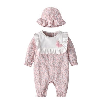 Mameluco Primavera para Bebé con Capucha Diseño Mariposa - Image 12