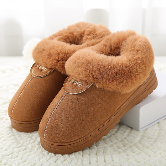 Pantuflas de Algodón con Tacón Grueso - Comodidad Térmica para el Hogar - Image 14