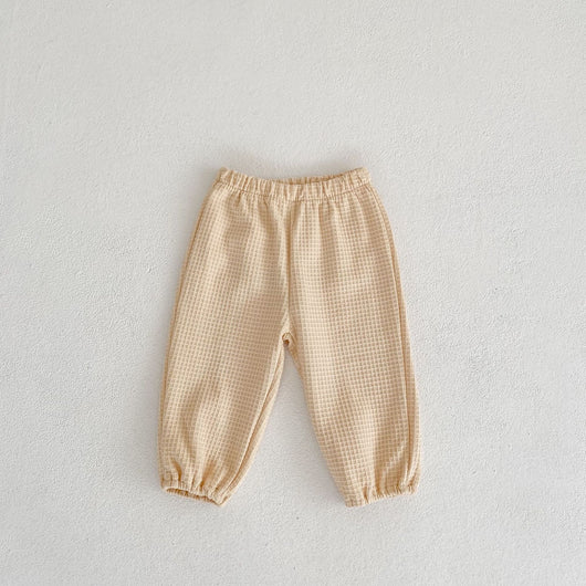 Pantalones Holgados de Algodón Acanalado para Niños - Image 4