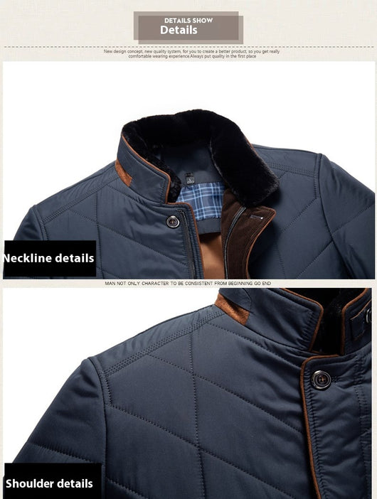 Abrigo Acolchado Térmico para Hombre Adulto - Chaqueta de Invierno con Algodón - Image 9