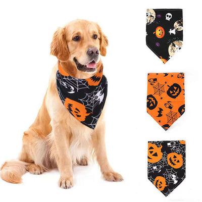 Pañoleta de Calavera para Perros y Gatos - Disfraz Halloween Triangular - Image 4