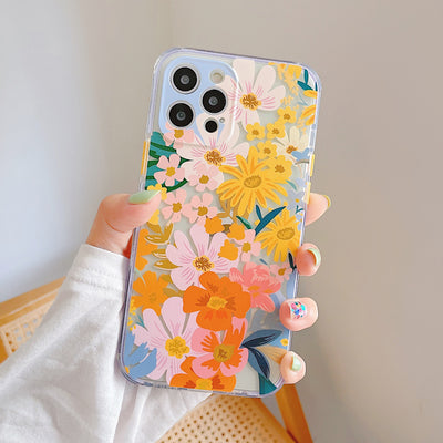 Funda Móvil Suave Flores Crisantemo Multicolor - Protección Total - Image 4
