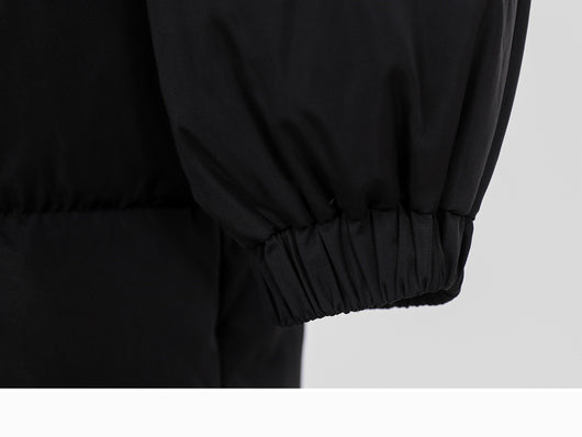 Abrigo de Plumas de Pato Blanco Largo hasta la Rodilla - Cálido y Acolchado para Invierno - Image 13