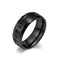 Anel Masculino De Titânio Vintage Viking Preto Tamanho 7