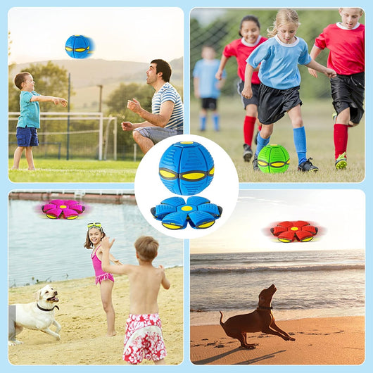 Pelota Voladora UFO con 6 Luces LED para Perros y Niños - Image 6