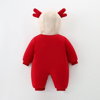 Mameluco Acolchado de Algodón para Bebé - Año Nuevo Chino Invierno - Image 3