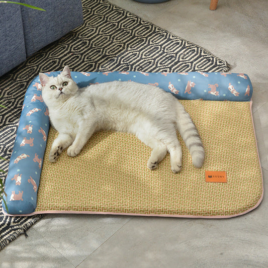 Cama Refrescante para Gatos con Gel Antiaderente