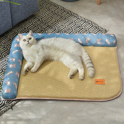 Cama Refrescante para Gatos con Gel Antiaderente