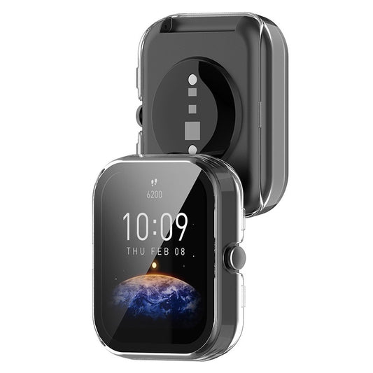 Funda Protectora con Cristal Templado Integrado para Huami Amazfit Bip3 Pro
