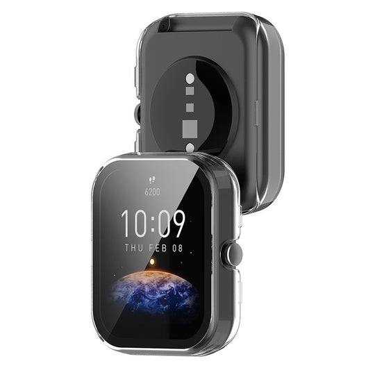 Funda Protectora con Cristal Templado Integrado para Huami Amazfit Bip3 Pro