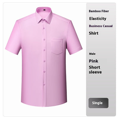 Camisa Ejecutiva de Fibra de Bambú sin Planchado con Elasticidad - Image 14