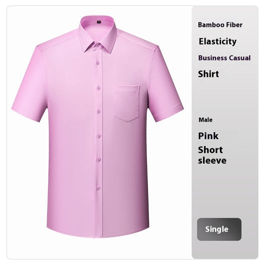 Camisa Ejecutiva de Fibra de Bambú sin Planchado con Elasticidad - Image 14